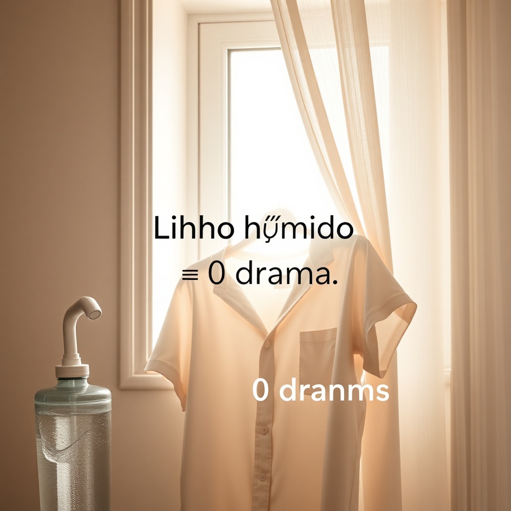 Linho sem drama: o truque que ninguém te contou sobre engomar